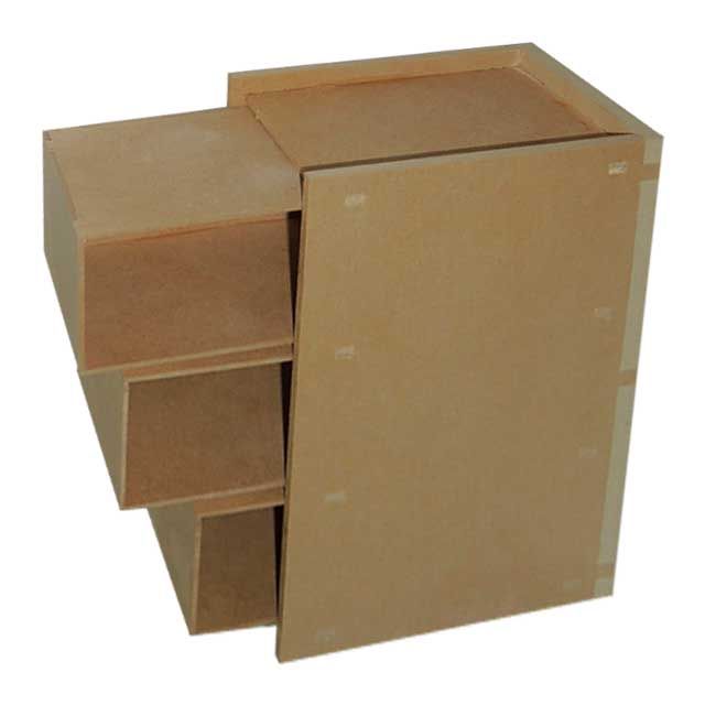 Fábrica de Cajas de Cartón - Caja Libro hecha totalmente a mano y forrada  en papel de Florencia. Medidas : 30.5 × 22 × 4 cm.