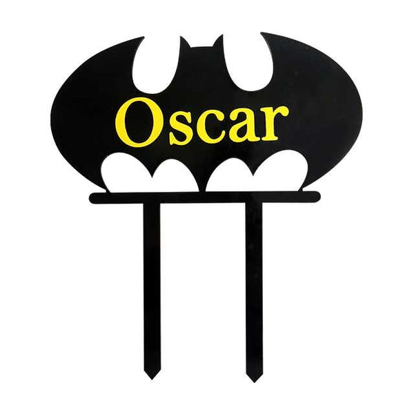 Cake topper de Batman personalizado - 19x20 cm (4221)