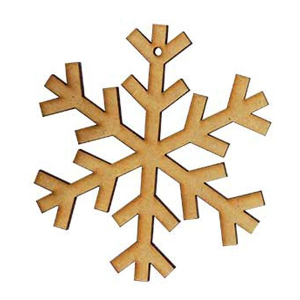 Pack De 5 Copos Nieve Gigantes 50cm Mdf 5.5 Mm