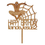 Cake topper de Spiderman personalizado - 20x27.5 cm (10097)