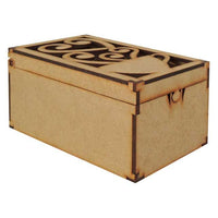 Caja Para Té Con Tapa Abatible Decorada