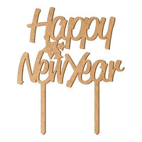 Cake topper Happy New Year - 20x20 cm (8821)