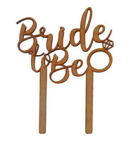 Cake topper Bride to be - 18 cm (8121)