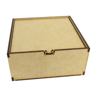 Caja Abatible Cuadrada Con Broche