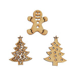 paquete de 3 figuras decorativas de navidad mdf 3mm- 5x6 cm (4823)