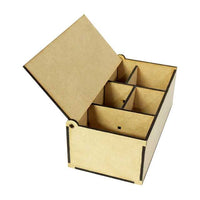 Caja Abatible Con Divisiones En Mdf 6 Mm